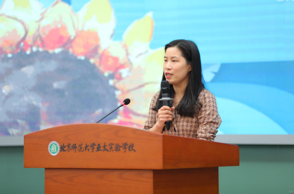 会上,学生代表刘雨晴分享了自己的学习经验和方法,与同学们一起百日